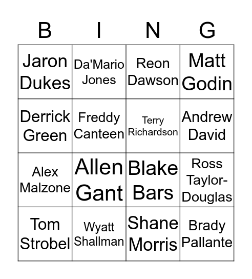 Road to 85 Bingo Card