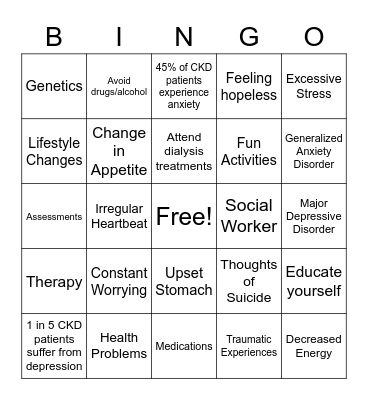 May is Mental Health Awareness Month Bingo Card