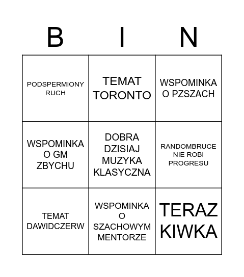 XNTENTACION DAILY ROUTINE STREAM BINGO ~ eryczektft Bingo Card