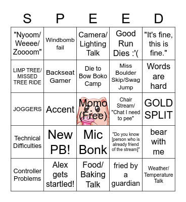 Alexandralynne on Twitch Bingo Card