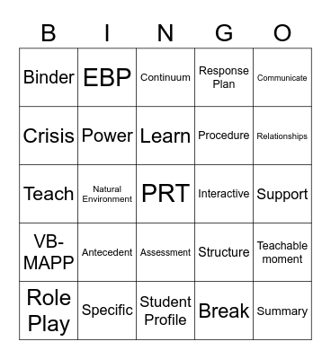 STRIVE | RISE | ELEVATE Bingo Card