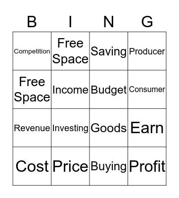 American Enterprise Review Bingo Card