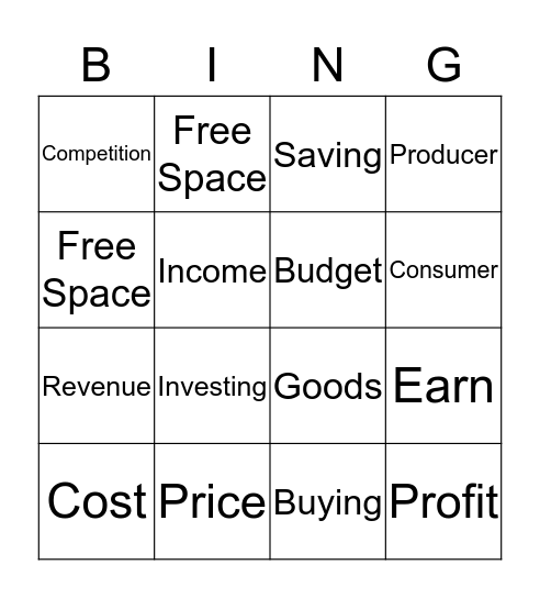 American Enterprise Review Bingo Card