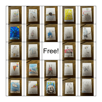 Funke Loteria Bingo Card