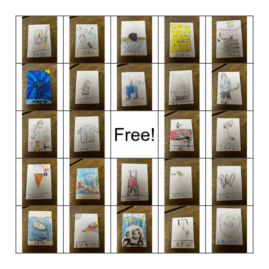 Funke Loteria Bingo Card