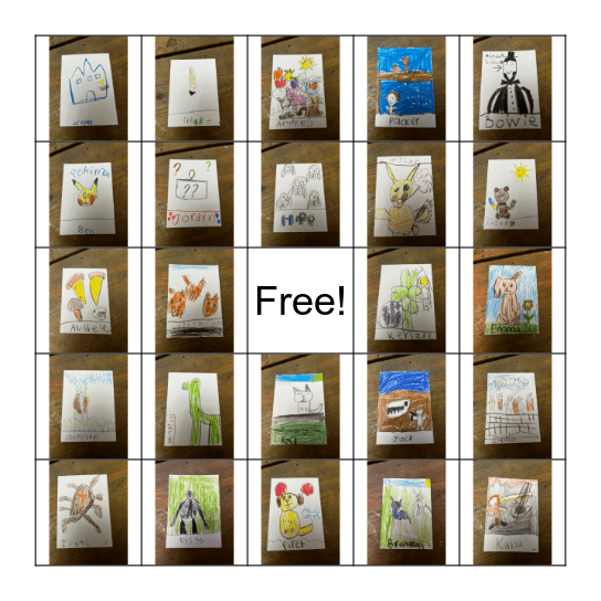 Avila Loteria Bingo Card