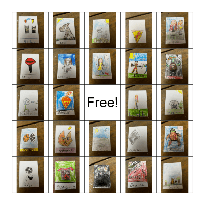 Blair Loteria Bingo Card