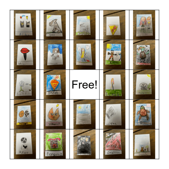 Blair Loteria Bingo Card