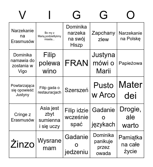 Vi(n)go Bingo Card