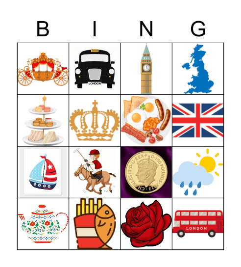 KINGO! Bingo Card