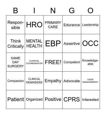 MANCHESTER NURSES BINGO 2023 Bingo Card