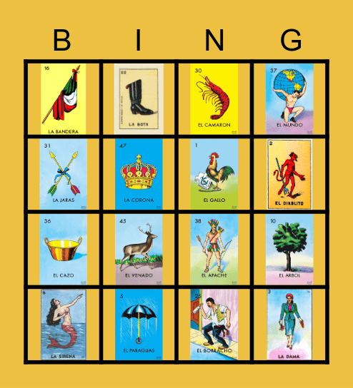 IFP Loteria Bingo Card