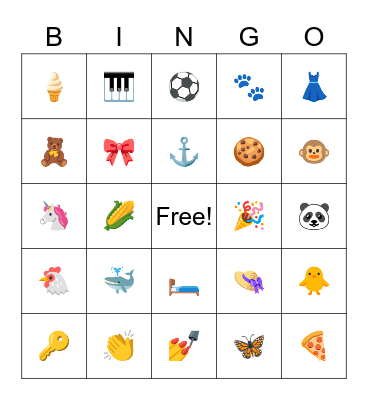 L'Arche BINGO Card