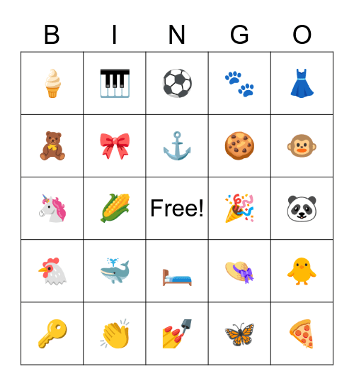 L'Arche BINGO Card