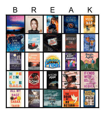 SUMMER READS Bingo Card