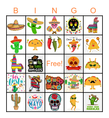 Cinco de Mayo! Bingo Card