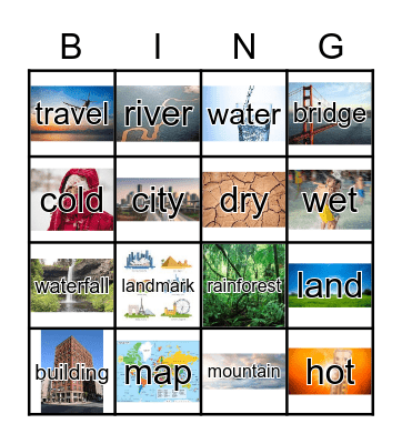 Unit 26 Vocabulary BINGO Card