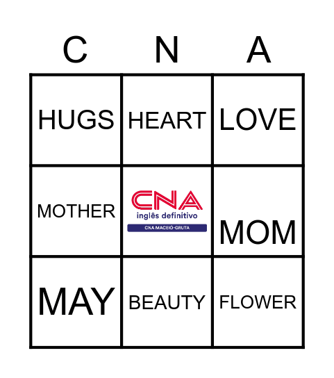 MOTHER'S DAY AT CNA Bingo Card