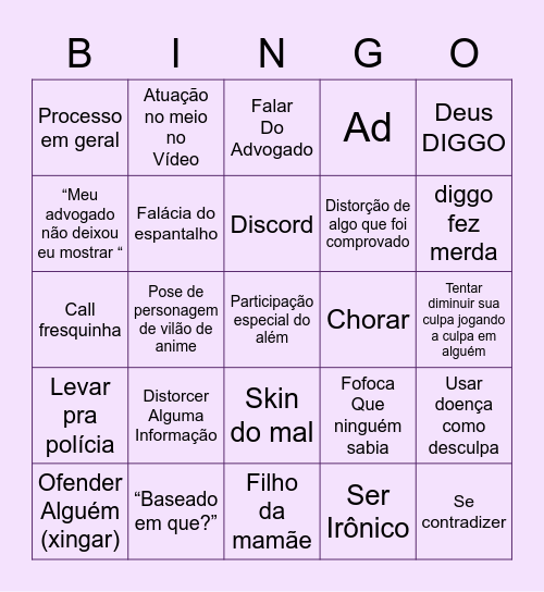 RALUCA Bingo Card