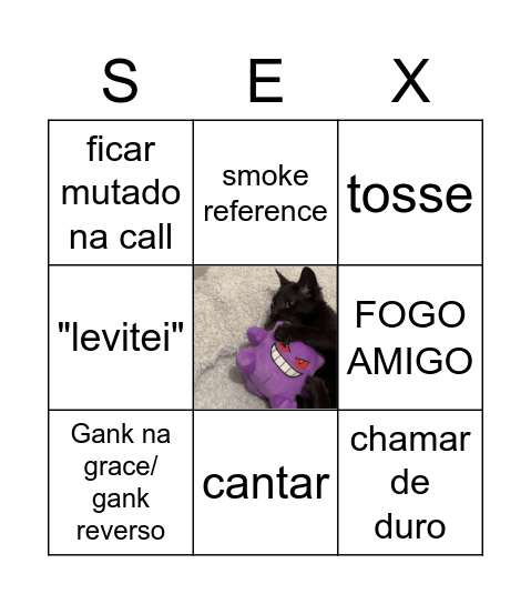 Bingo Japonegro na Call Bingo Card