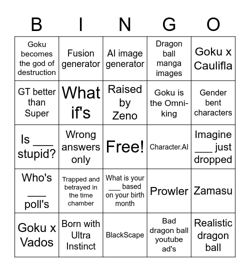 R/Ningen bingo Card