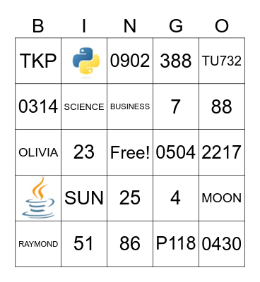 Out-of-the-box Bingo Card