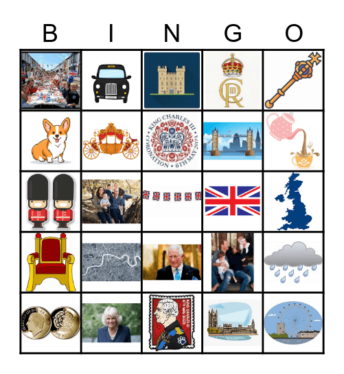 Coronation Bingo 2 Bingo Card