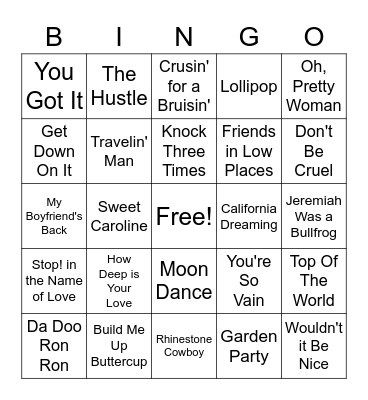 May 2023 Bingo Card