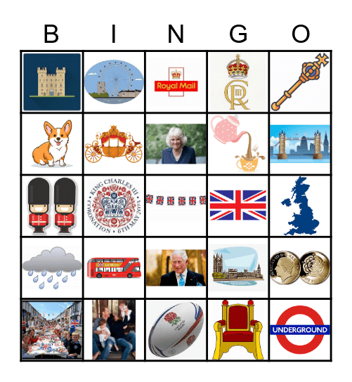 Coronation Bingo2 Bingo Card