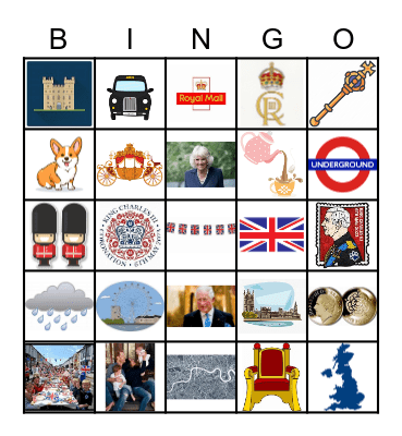 Coronation Bingo2 Bingo Card