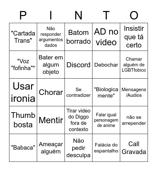 Bingo Raluca - Putz Diggo Bingo Card