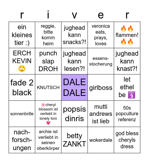 valisierung Bingo Card