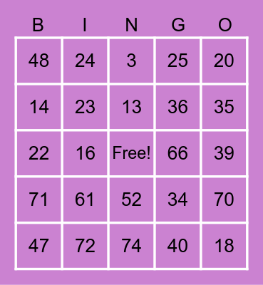 SP 2023 Formal And Senior Send Off! Bingo Card