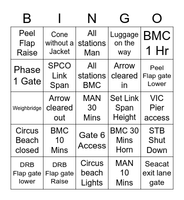MOC Bingo Card