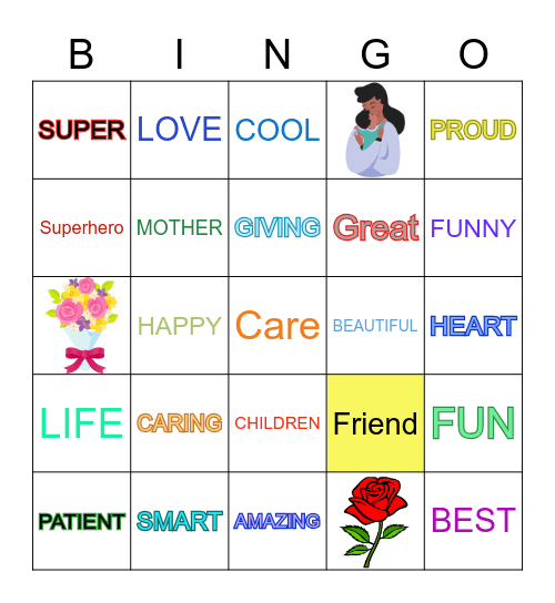 MOTHERS DAY Bingo Card