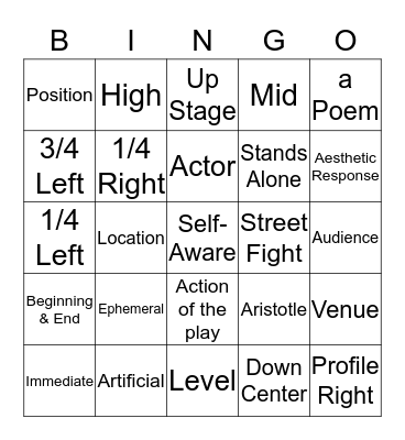 PaPa & LoPoLe Bingo Card
