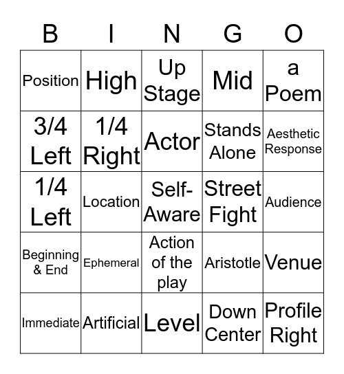 PaPa & LoPoLe Bingo Card