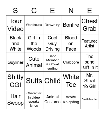 Kaj's Winning Card Bingo Card