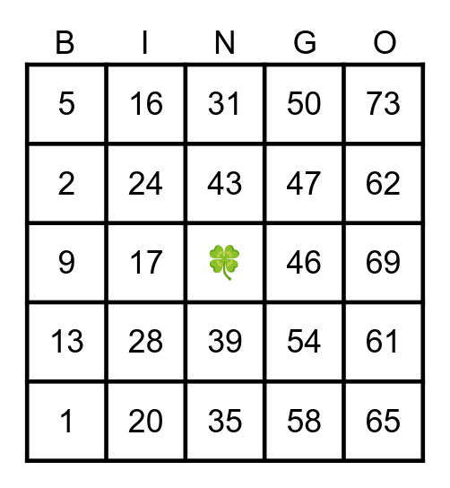 🍀_Monii_🍀 Bingo Card