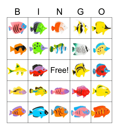 FUEL 2023 Go Fish Bingo Card