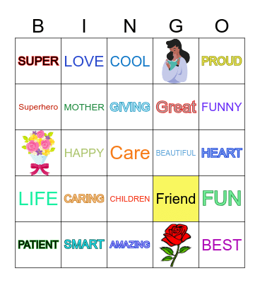 MOTHERS DAY Bingo Card