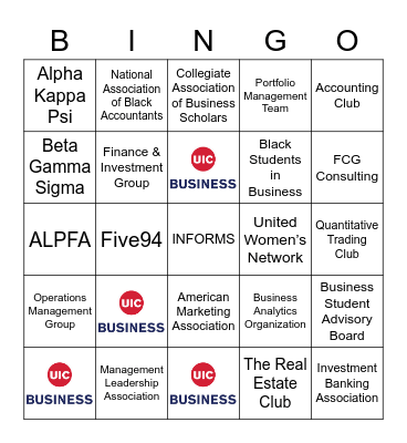 BINGO! Bingo Card