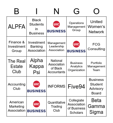 BINGO! Bingo Card