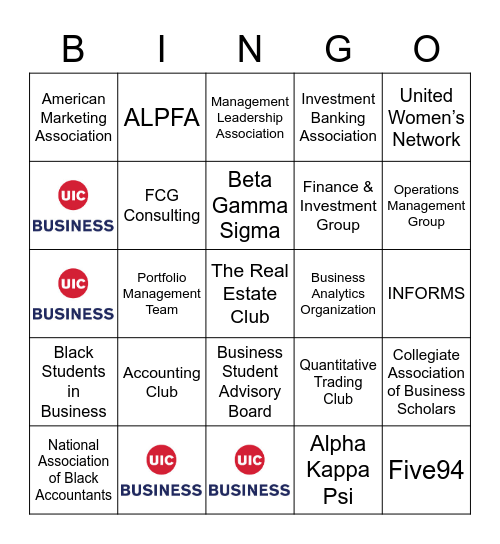 BINGO! Bingo Card