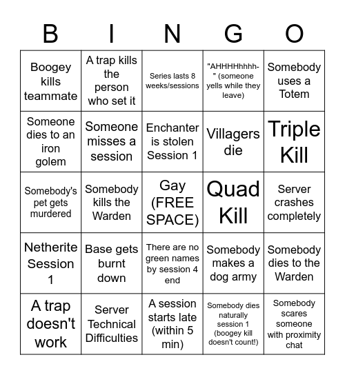 FAST LIFE SEASON 1 Bingo Card