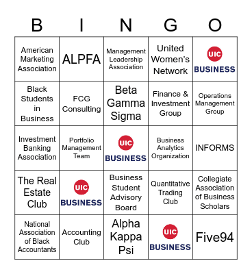 BINGO! Bingo Card