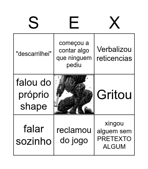 Bingo peponis na call Bingo Card