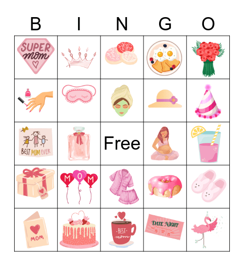 BINGO: MOM EDITION Bingo Card