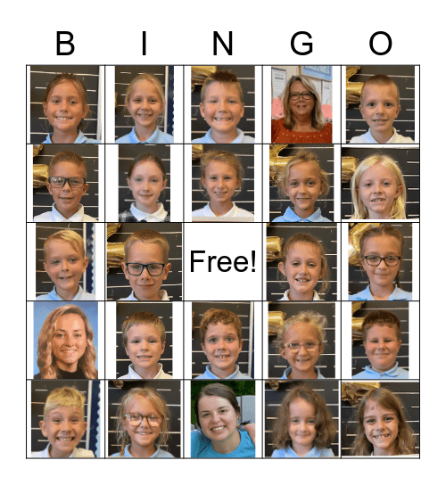 SECOND GRADE BINGO! Bingo Card