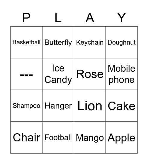 Harsimar's Bday Party Bingo Card